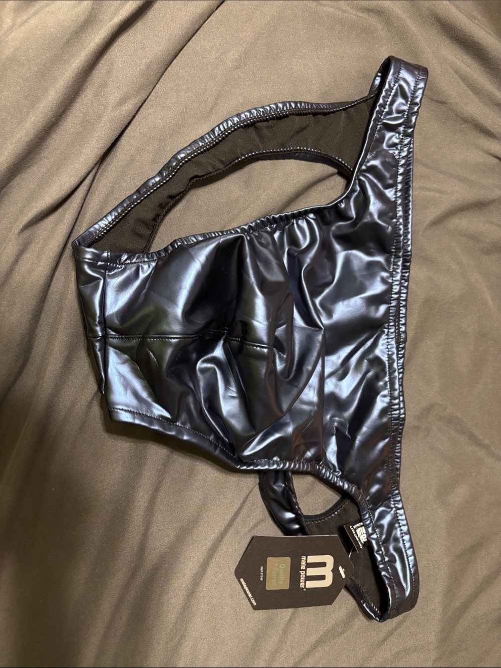 Men's Shiny blue jock (100)